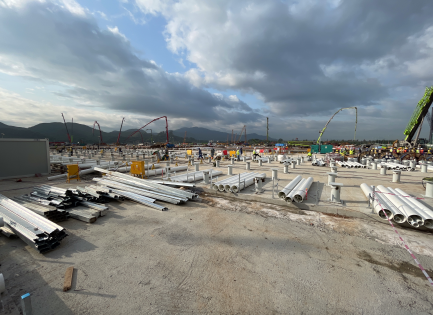 援港抗疫！高新投三江援建香港落马洲河套区方舱医院项目